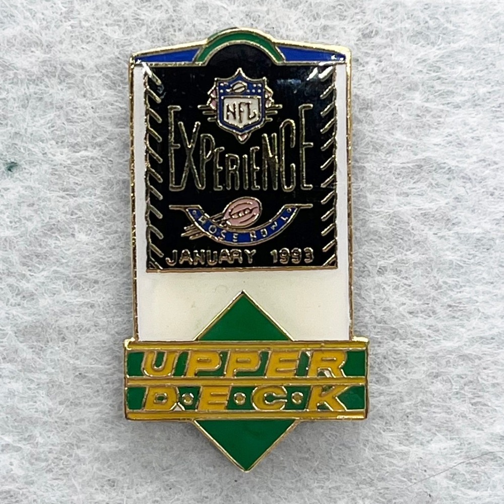🔮 5/$25 Vintage Upper Deck NFL Super‎ Bowl XXVII Experience Pin